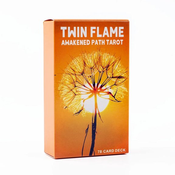 Twin Flame Awakened Path Tarot 78-Card Deck Meaning Oracle Card Divination Edition Board Playing Game 10.3*6cm