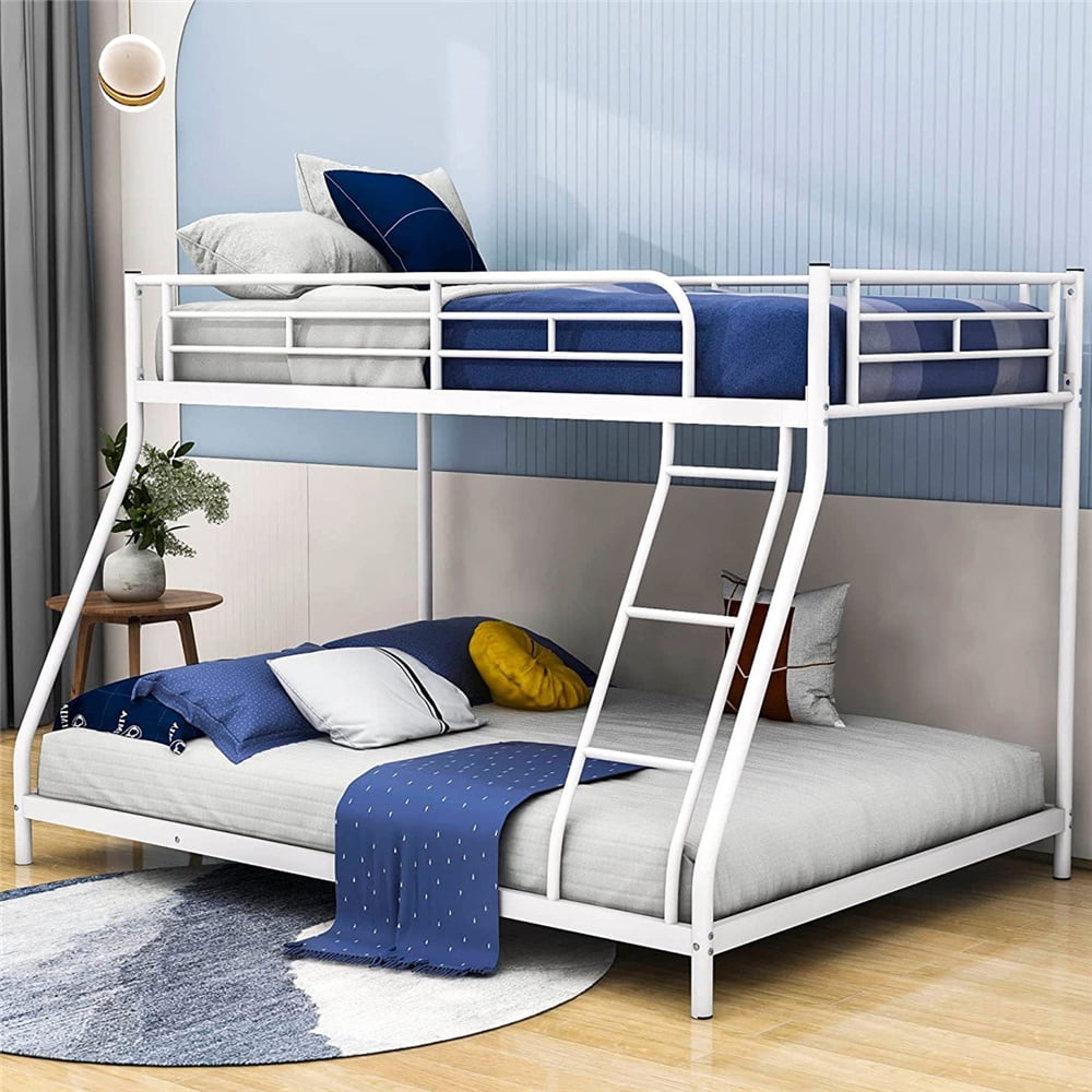 Twin over Full Bunk Bed for Kids, Heavy Duty Metal Bunk Bed Twin over