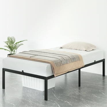 Twin/Full/Queen/King Size Bed Frame with Storage, 6"/8"/10"/14" Metal Platform Bed Frame, No Box Spring Needed, Steel Slat Support, Easy Assembly, Dur-able Bed Frame