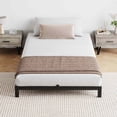 thumbnail image 1 of Twin/Full/Queen/King Size Bed Frame with Storage, 6"/8"/10"/14" Metal Platform Bed Frame, No Box Spring Needed, Steel Slat Support, Easy Assembly, Dur-able Bed Frame, 1 of 8