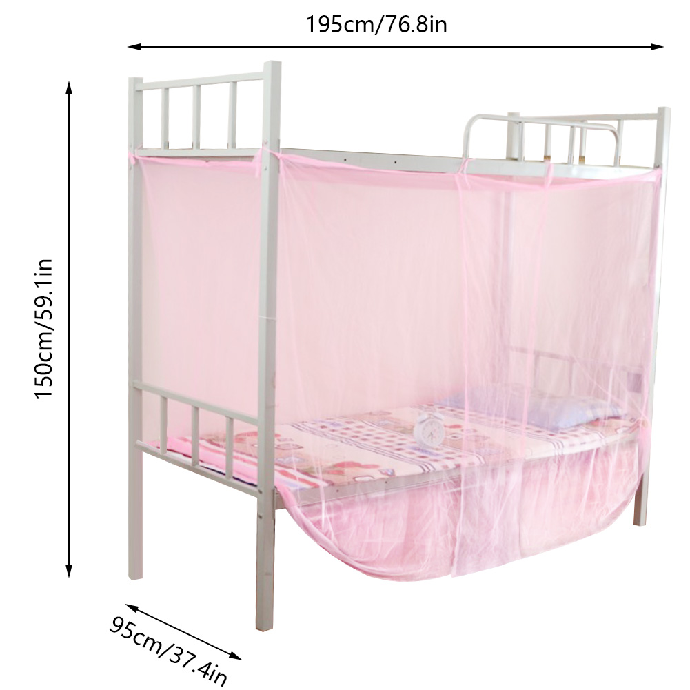 Twin Full Twin Size Net, Net, Post Bed Canopy Household Bed Up And Down Bed For School Dormitory