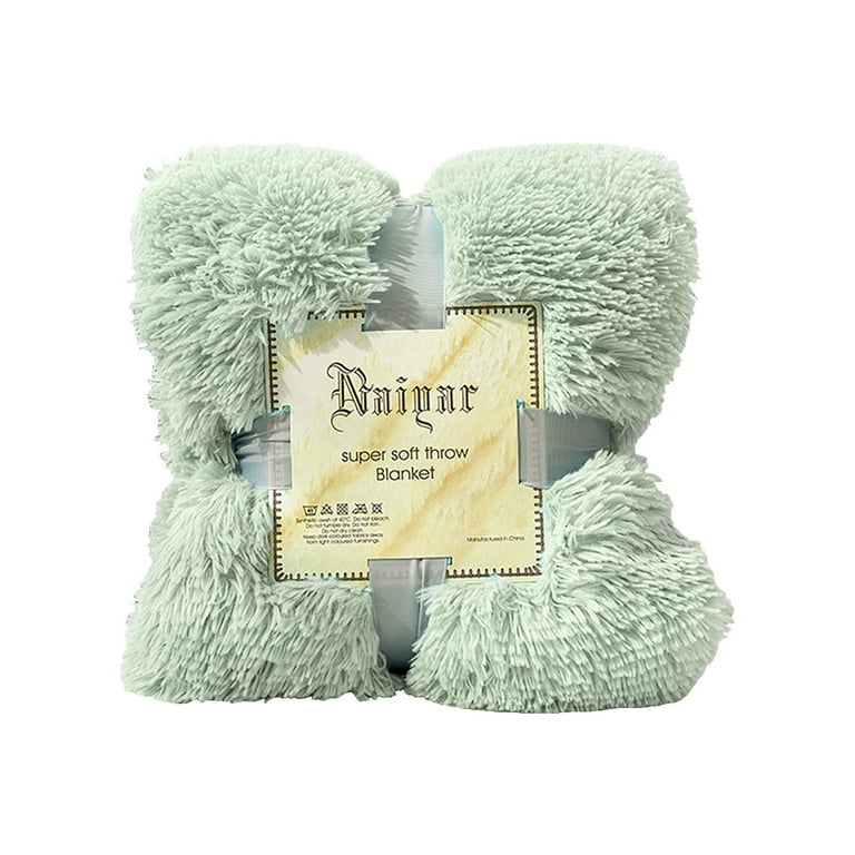 Twin Fuzzy Blanket Decorative Super Soft Blanket 50