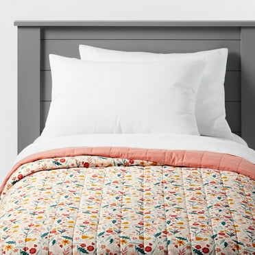 Twin Garden Floral Cotton Kids' Quilt