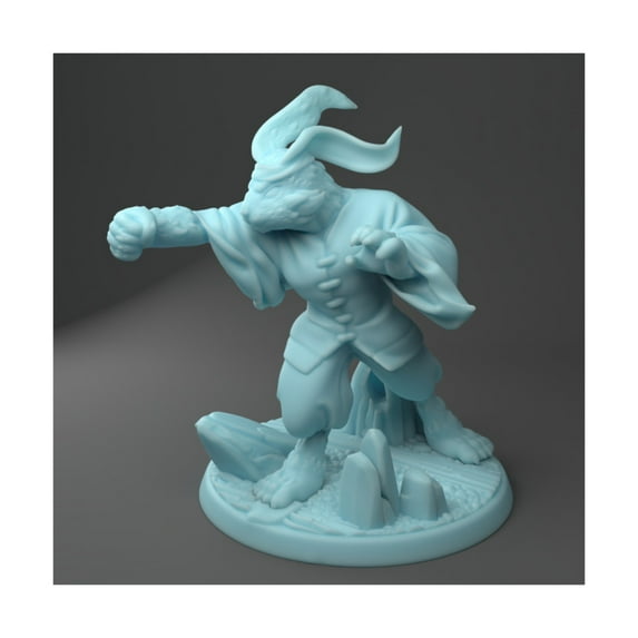 Twin Goddess Miniatures Bun-Lee - Rabbitfolk Monk New