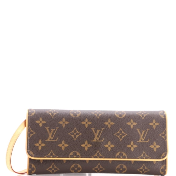 Twin Handbag Monogram Canvas GM By Rebag