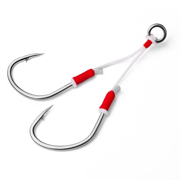 Twin Hooks for Deep Sea Tuna Fishing