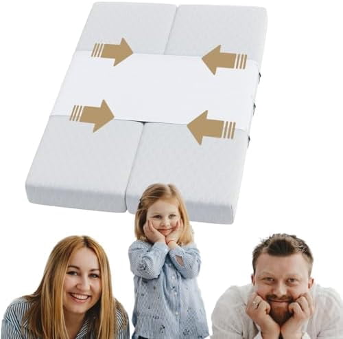 Vpory Split King Bed Gap Filler - Connects Two Twin Mattresses For Adjustable Beds, No-Slip Bed Bridge For Couples & Families (White) - View #5