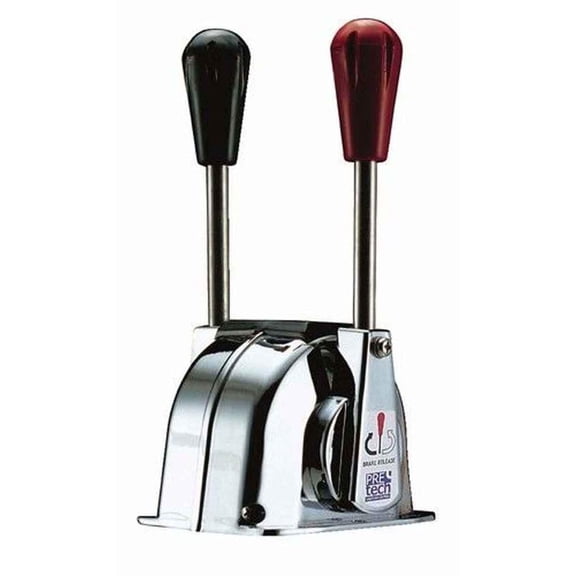 Twin Lever Marine Control Compatible with 1975-Present Boats Dual Throttle TC Control Equivalent to NB Control Side Mount 900-36469