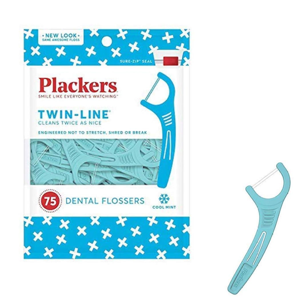 TwinLine Dental Floss Picks, 75 Count (Limited Edition)