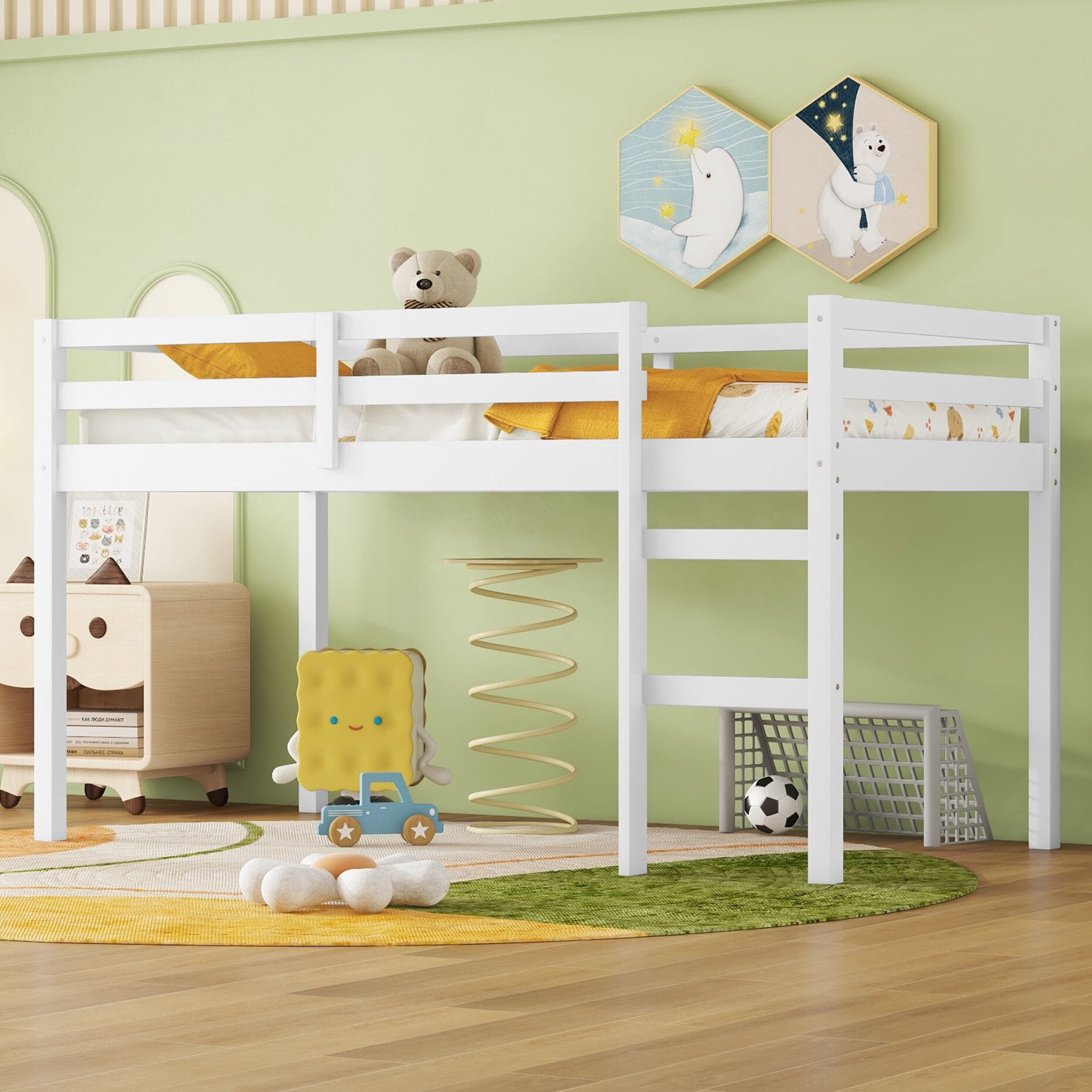 Twin Bed Frames For Kids JOYMOR Twin Low Frame For Little Loft Bed