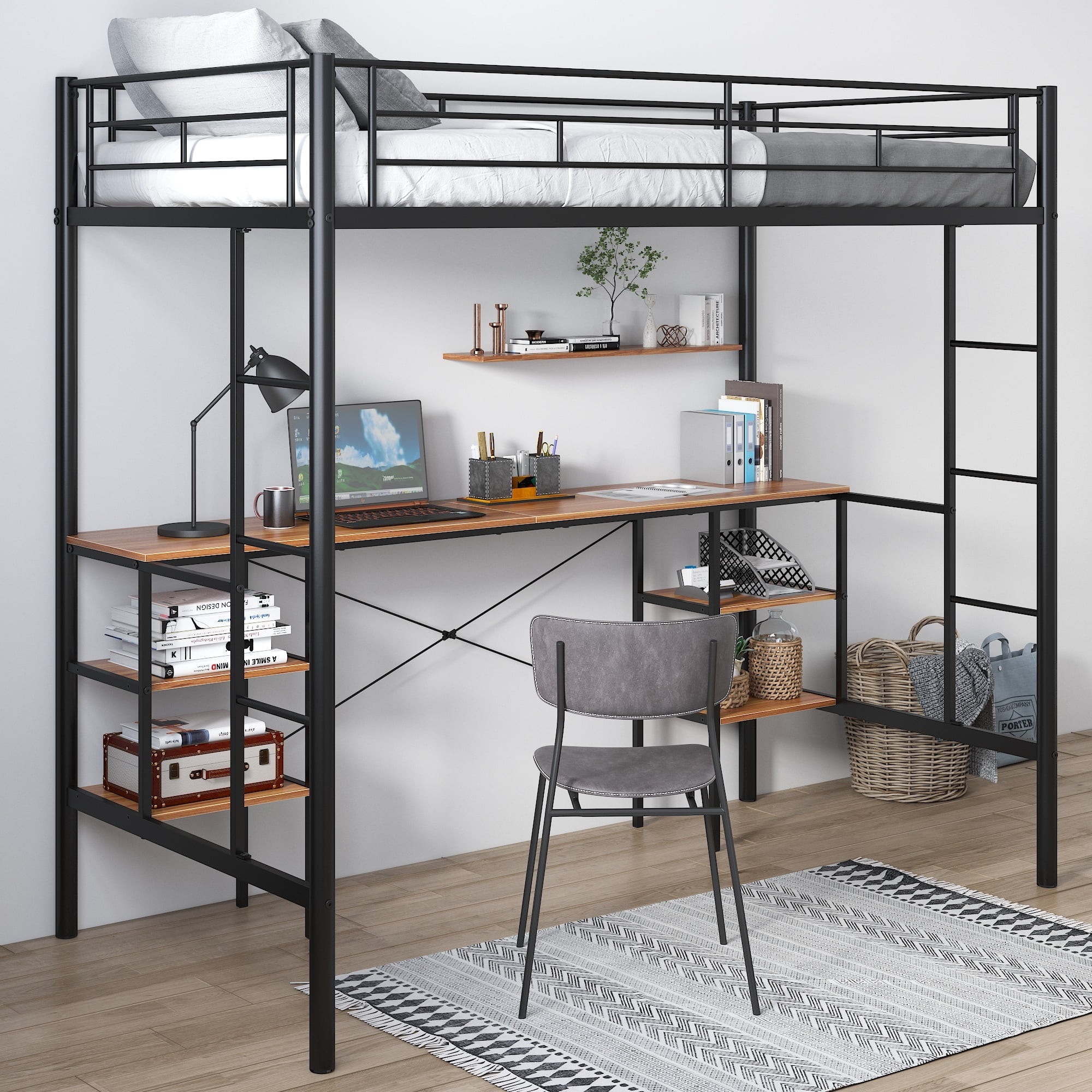 Hillsdale caspian twin 2024 study loft bed