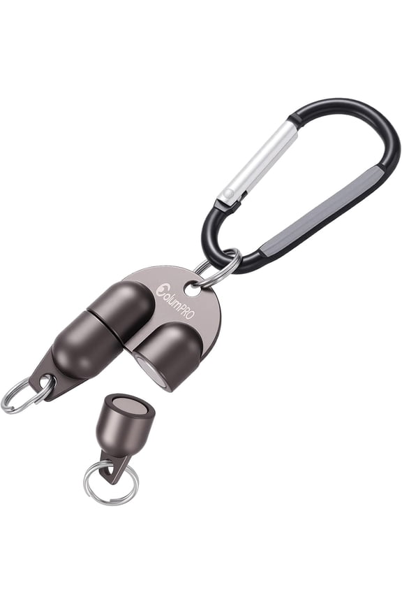 Twin Magnetic Quick Release Keychain with Carabiners, Detachable Keychain for Fly Fishing,Backpack,Outdoor