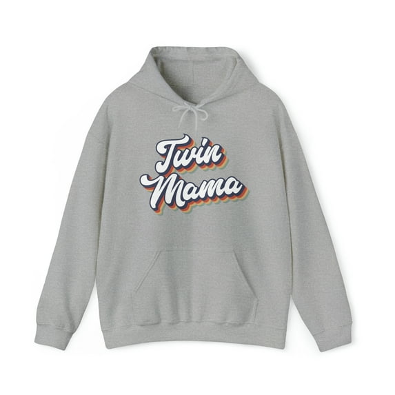 Twin Mama Mom of Twins Mommy Hoodie, Gifts, Hooded Sweatshirt