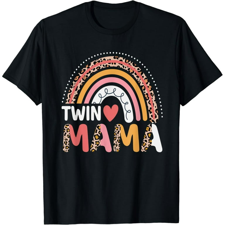 Twin Mama Mom Distressed Mothers Day T-Shirt Twin Mama Mom Distressed Mothers Day T-Shirt