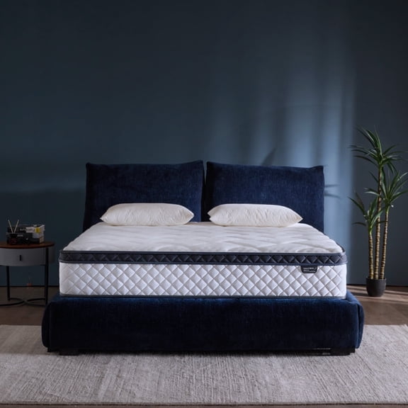 Twin Mattress, 10 inch Hybrid Memory Foam Mattress in a Box, Individual Pocket Spring, Medium Firm, CertiPUR-US