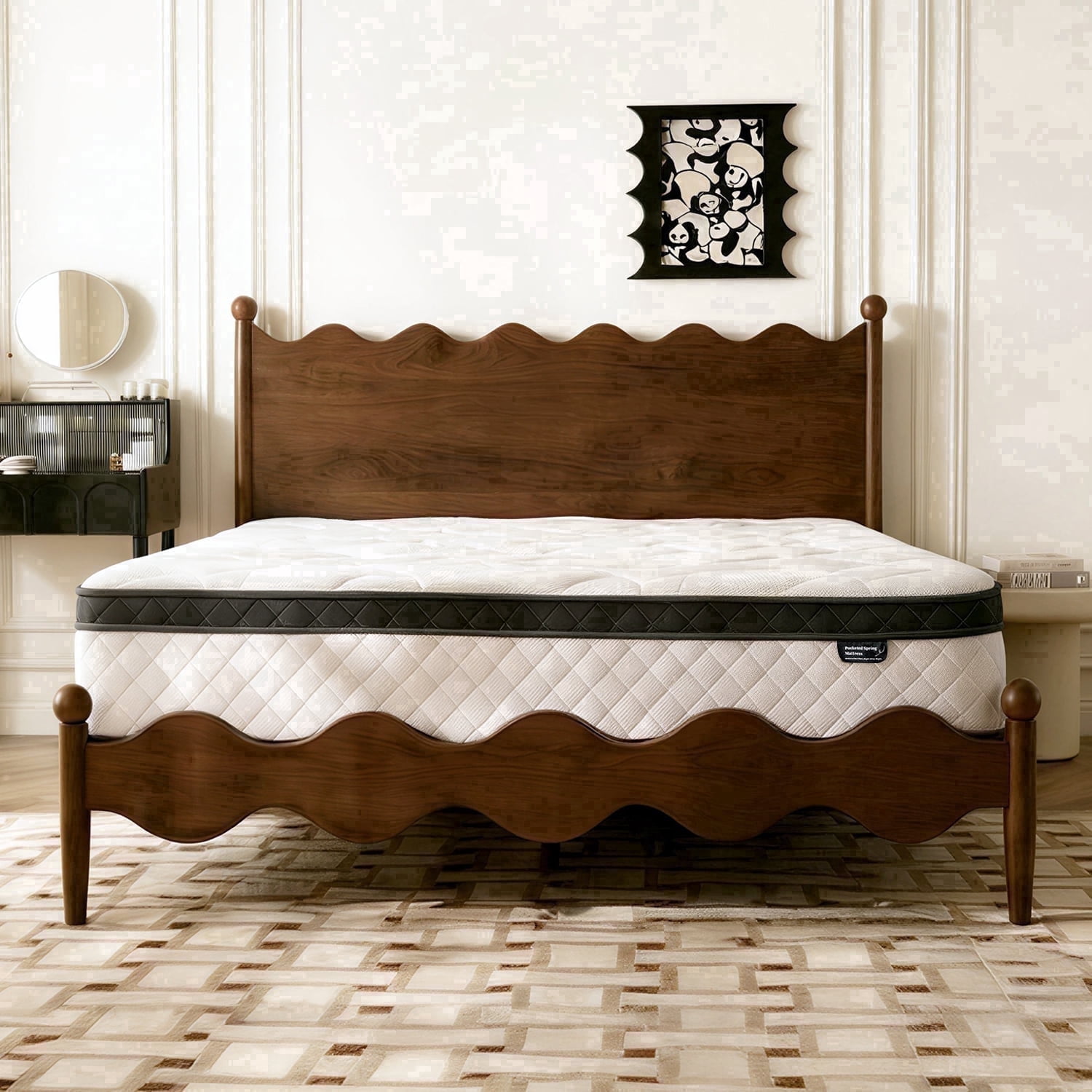 Twin Mattress, 10-inch Hybrid Twin Mattress in a Box, Memory Foam Mattress with Pocket Springs, Pressure Relief, Motion Isolation, CertiPUR-US Certified