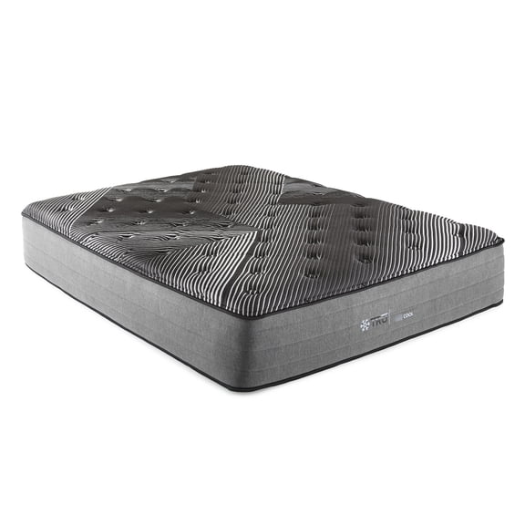 Twin Mattress, 14" Height, Black - Ice Cover Provides Cooling, Visco Gel with Silver for Airflow - Bedroom / Stay Cool and Asleep