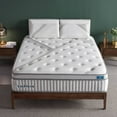 thumbnail image 1 of Twin Mattress, 14 inch Hybrid Foam Mattresses in a Box, Pocket Innersprings with Memory Foam for Motion Isolation,Breathable Soft Cover Mattress Medium Firm, 1 of 7