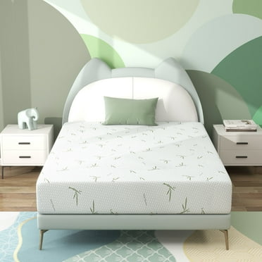 Twin Mattress, 6 inch Memory Foam Mattress Bed in a Box, with Green Tea Gel, Child