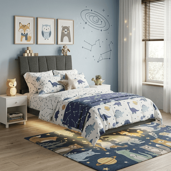 Neche Floating Upholstered Twin Full Queen King Platform Bed Frame with LED Lights, Charging Station & Storage Headboard, Gray