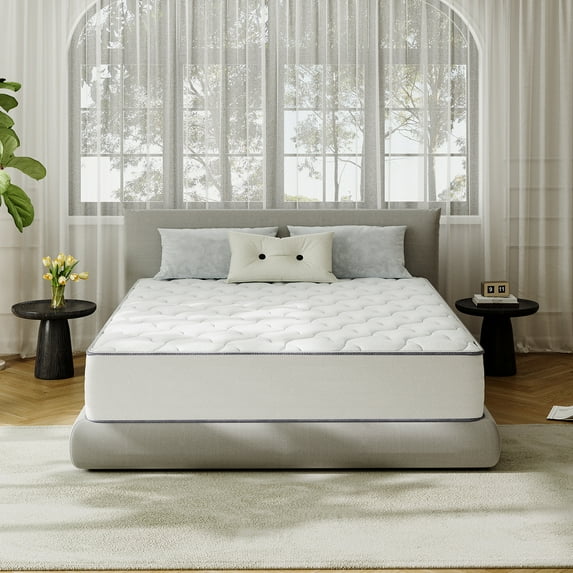 Twin XL Mattress, Babo Care 12 Inch Hybrid Mattress with Cooling-Gel Memory Foam and Individually Pocket Innerspring , Medium Mattress in a Box, CertiPUR-US Certified, White