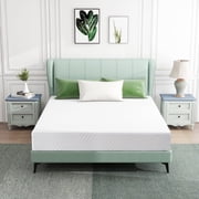 Twin Mattress Bed in a Box, 6" Cooling Green-Tea Gel Memory Foam Mattress with Graphene Fabric Cover