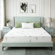 Twin Mattress Bed in a Box, 6" Cooling Green-Tea Gel Memory Foam Mattress with Graphene Fabric Cover