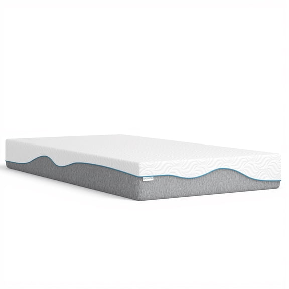 Twin Mattress 8 Inch Memory Foam Mattress in a Box, UHOMEPRO Cooling Gel Breathable Foam Mattress for Bedroom Dorm Guest Room, Medium Firm, CertiPUR-US, Fire Resistant, Non Slip, White