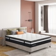 thumbnail image 1 of Twin Mattress, 13 Inch Hybrid Innerspring Mattress with Memory Foam in a Box, Individually Pocket Innerspring, Pressure-Relieving and Supportive, Non-Fiberglass, 1 of 11
