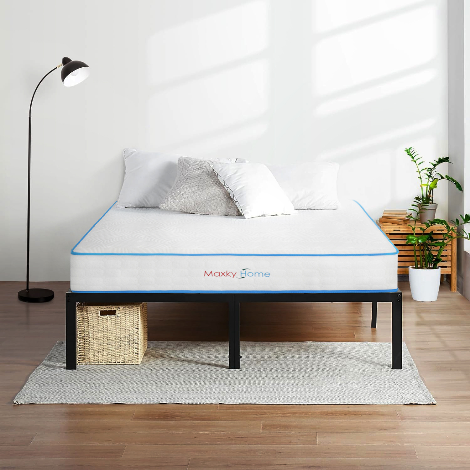 Twin Mattress for Kids, 10 Inch Gel Memory Foam Mattress with Pillow