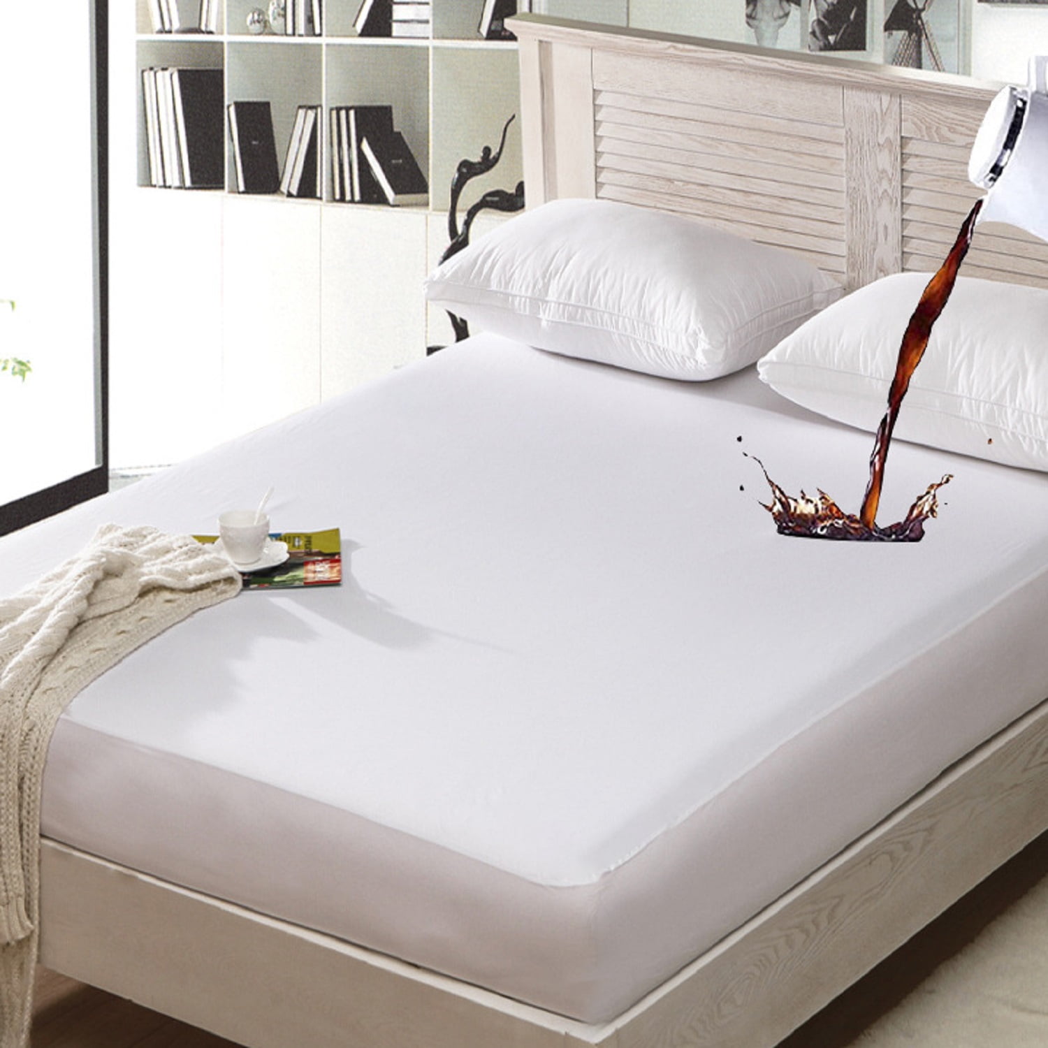 Twin Mattress Protector Waterproof Mattress Pad Cover Breathable