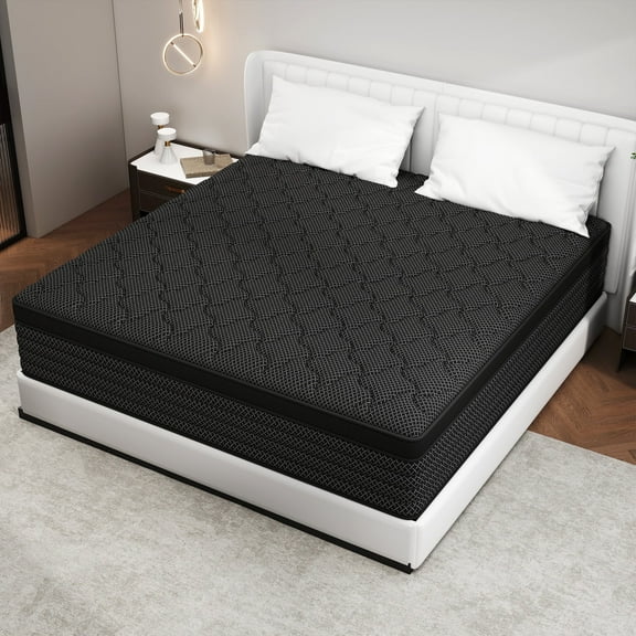 Twin Mattress,Yilicy 12 inch Hybrid Mattress in a Box with Memory Foam and Pocket Spring, Breathable Construction, Medium