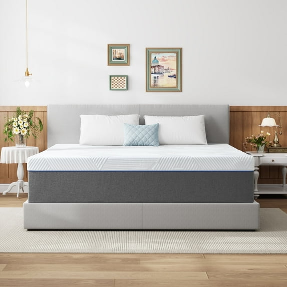 Twin Mattress, ZETDIY 8" Twin Memory Foam Mattress Made in USA