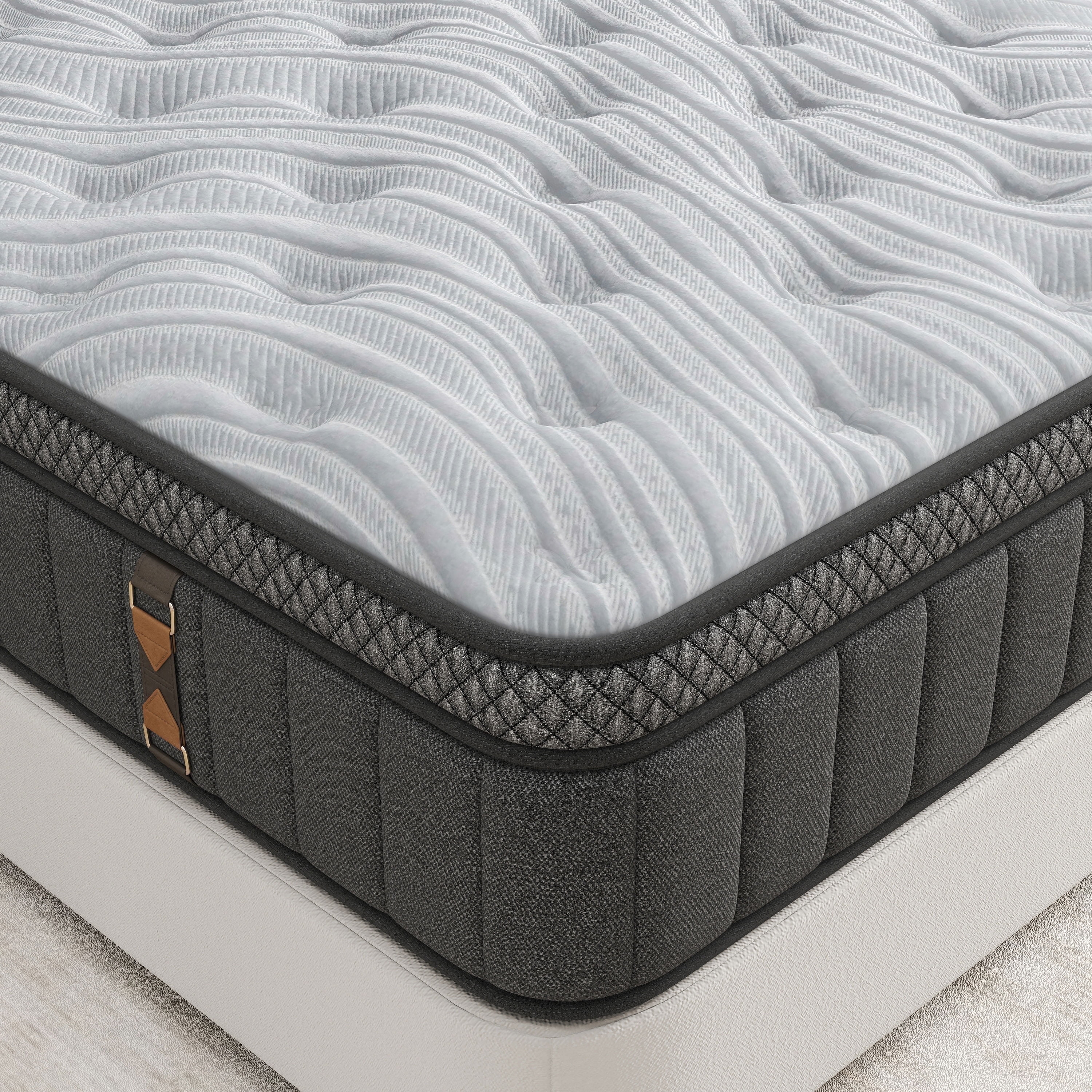 windosier 12 inch Twin Mattress, Cooling Gel Memory Foam Mattress in a Box,  Medium-Firm, Individual Pocket Springs Hybrid Mattress,  Pressure Relief & Motion Isolation, CertiPUR-US