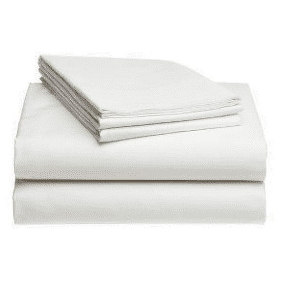 Twin Micro Fiber Sheet Set - Soft and Comfy - By Crescent Bedding White Twin