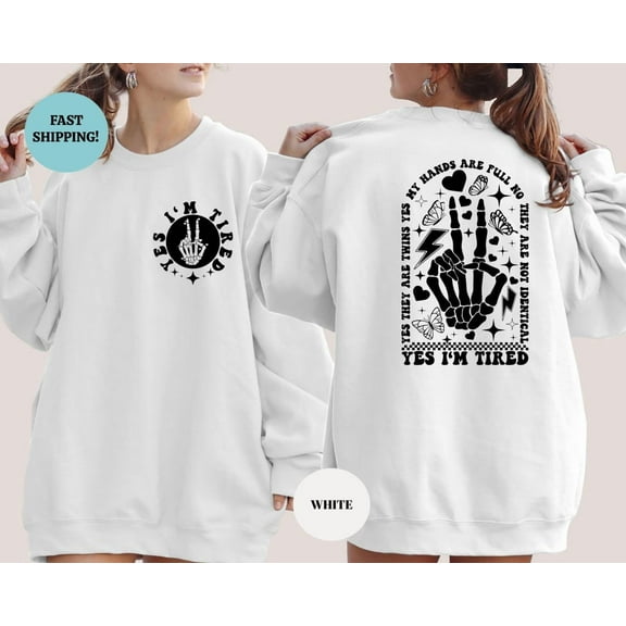 Twin Mom Sweatshirt: New Mom Gift, Mama TSHIRT All Size S-5XL