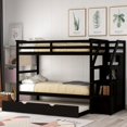 thumbnail image 1 of Twin-Over-Twin Bunk Bed with Twin Size Trundle and 3 Storage Stairs, 1 of 7