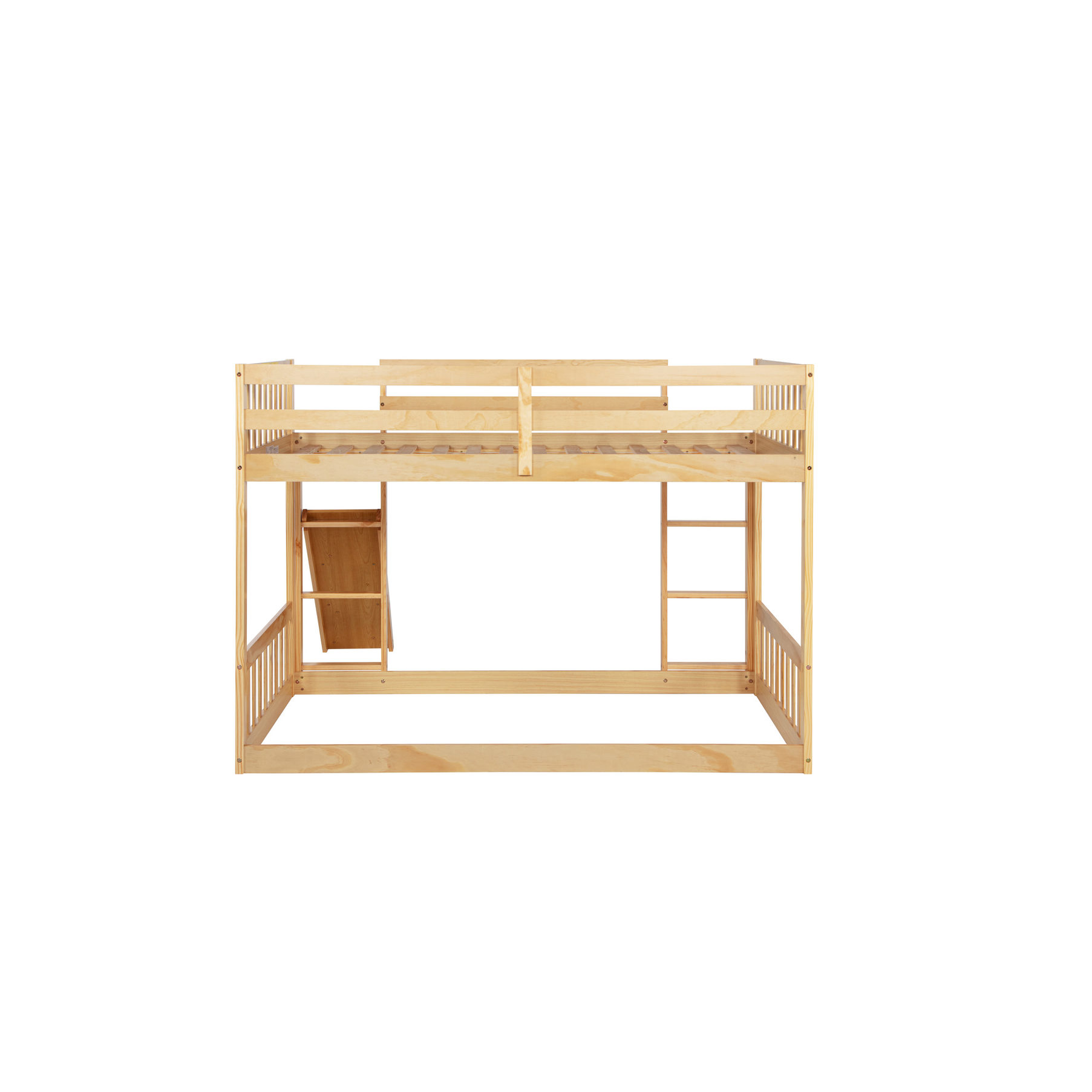 Twin Ramp Twin Over Twin Floor Bunk | Ramp for Active Fun | High - Quality Pine ...