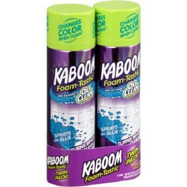 Kaboom FoamTastic Bathroom Cleaner, Fresh Scent, Shower Spray, 19 oz