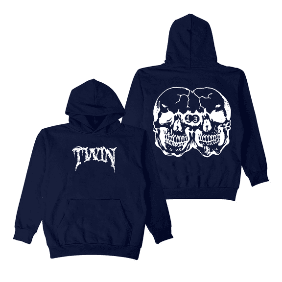 Twin Paranormal Merch Hoodie Skull Logo Long Sleeve Sweatshirt Men Women Streetwear Pullover
