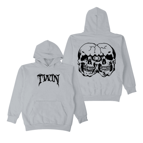 Twin Paranormal Merch Hoodie Skull Logo Long Sleeve Sweatshirt Men Women Streetwear Pullover