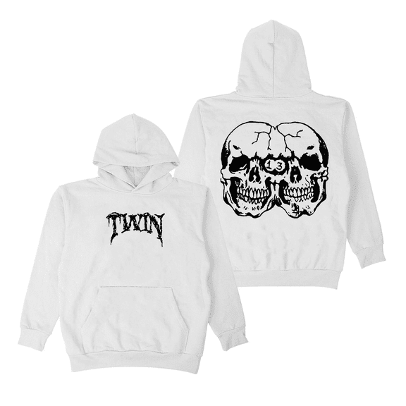 Twin Paranormal Merch Hoodie Skull Logo Long Sleeve Sweatshirt Men Women Streetwear Pullover