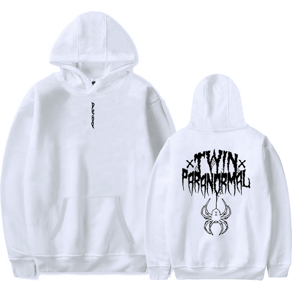 Twin Paranormal Merch Hoodie TP Webbed Widow Unisex Hooded Sweatshirt Long Sleeve Tracksuit Pullover