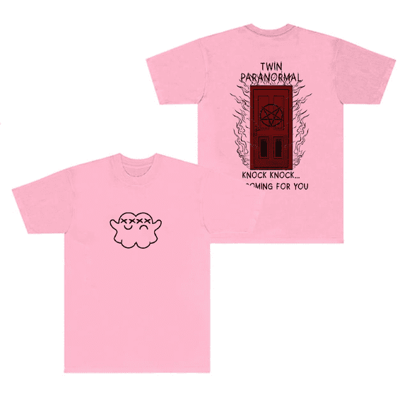 Twin Paranormal Merch T-Shirt New Logo Short Sleeve Door to Hell Tee Men Women T Shirts Tops