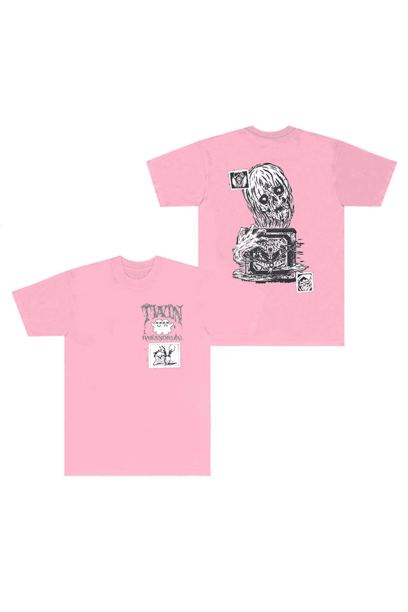 Twin Paranormal Merch T-Shirt New Logo Short Sleeve Three Ghouls Tee Men Women T Shirts Tops
