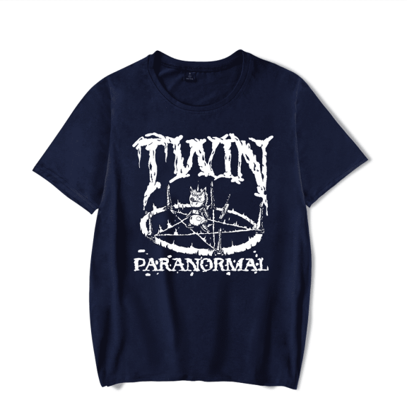 Twin Paranormal Merch T-Shirt Short Sleeve Unholy Unicorn Tee Men Women T Shirts Top Streetwear