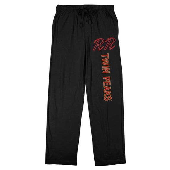 Twin Peaks 1990 Men's Black Sleep Pants-Small