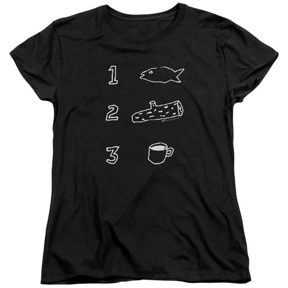 Twin Peaks - Coffee Log Fish - Women's Short Sleeve Shirt - Medium