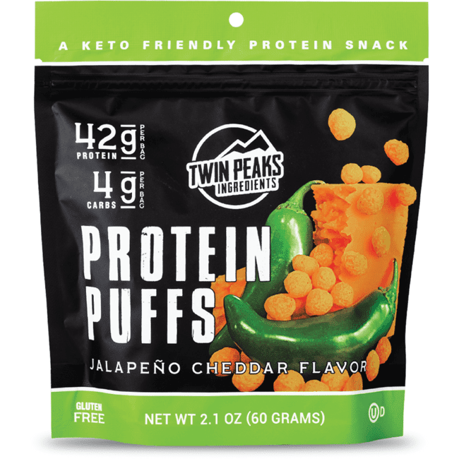 Twin Peaks Ingredients Protein Puffs - Jalapeno Cheddar