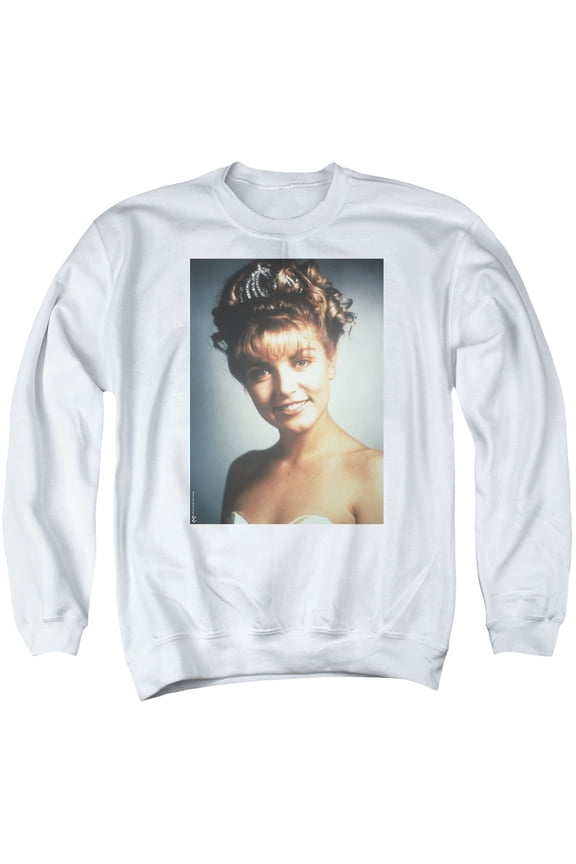 Sportswear SHO567-AS-1 Twin Peaks Laura Palmer Adult Crewneck Sweatshirt, White - Small